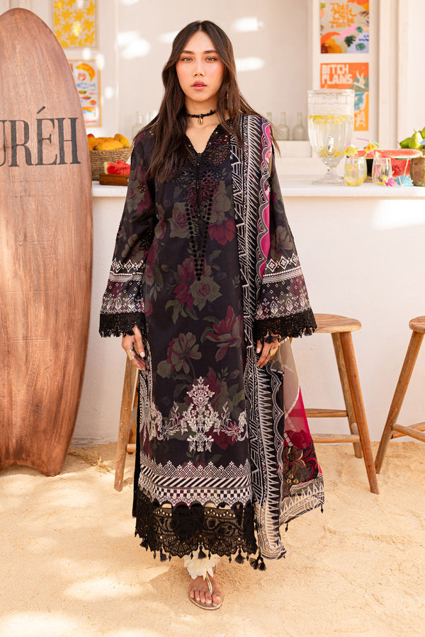 Nureh | Gardenia Lawn 24 | NS-133 A by Designer Nureh - House of Maryam - Pakistani Designer Ethnic Wear in {{ shop.shopifyCountryName }}