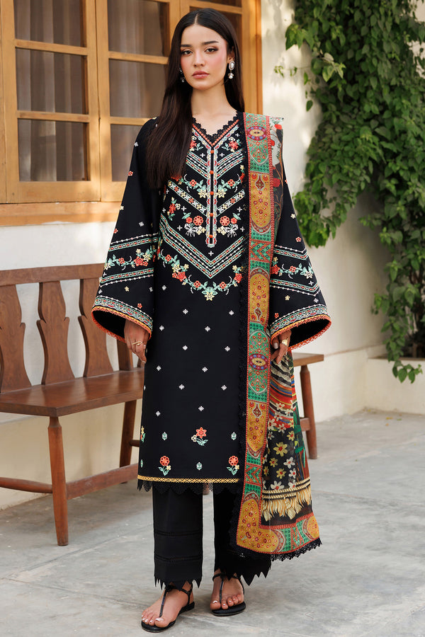 Farasha | Summer Weaves Embroidered Lawn | Midnight Veil -  Farasha Ladies Clothes - Original Designer Dress - House of Maryam