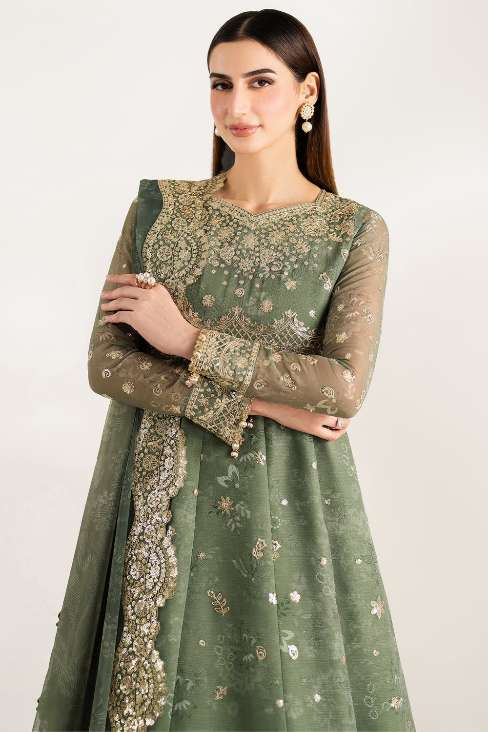 Farasha | Fiorella Formals | Olive Aura-4
