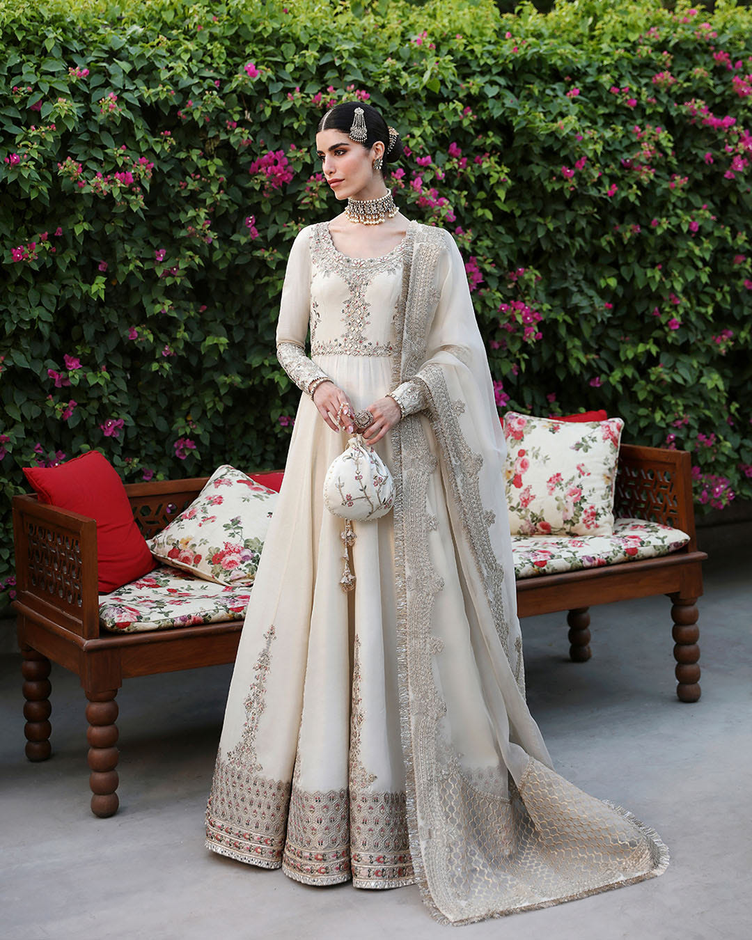 Faiza Saqlain | Mehermah Luxe Formals | Ailia -  Faiza Saqlain Formal - Original Designer Dress - House of Maryam