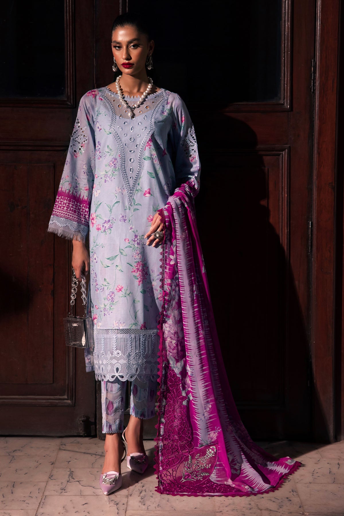 Nureh | Glam Girl Lawn | GL-17 -  Nureh Ladies Clothes - Original Designer Dress - House of Maryam