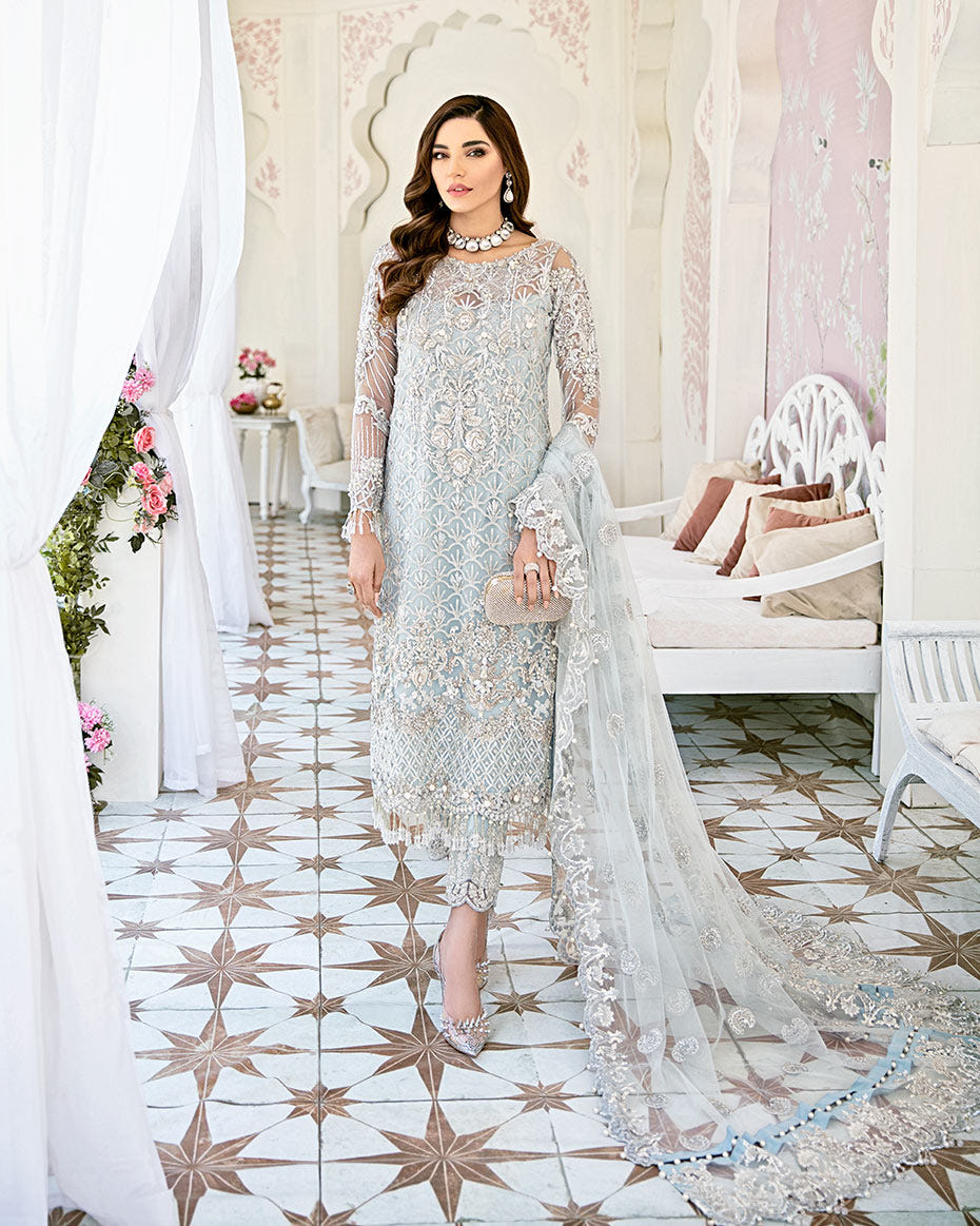Gulaal | Wedding Formals | Avenir Embroidered Net 3-Piece Suit WS-01 -  Gulaal Bridal - Original Designer Dress - House of Maryam