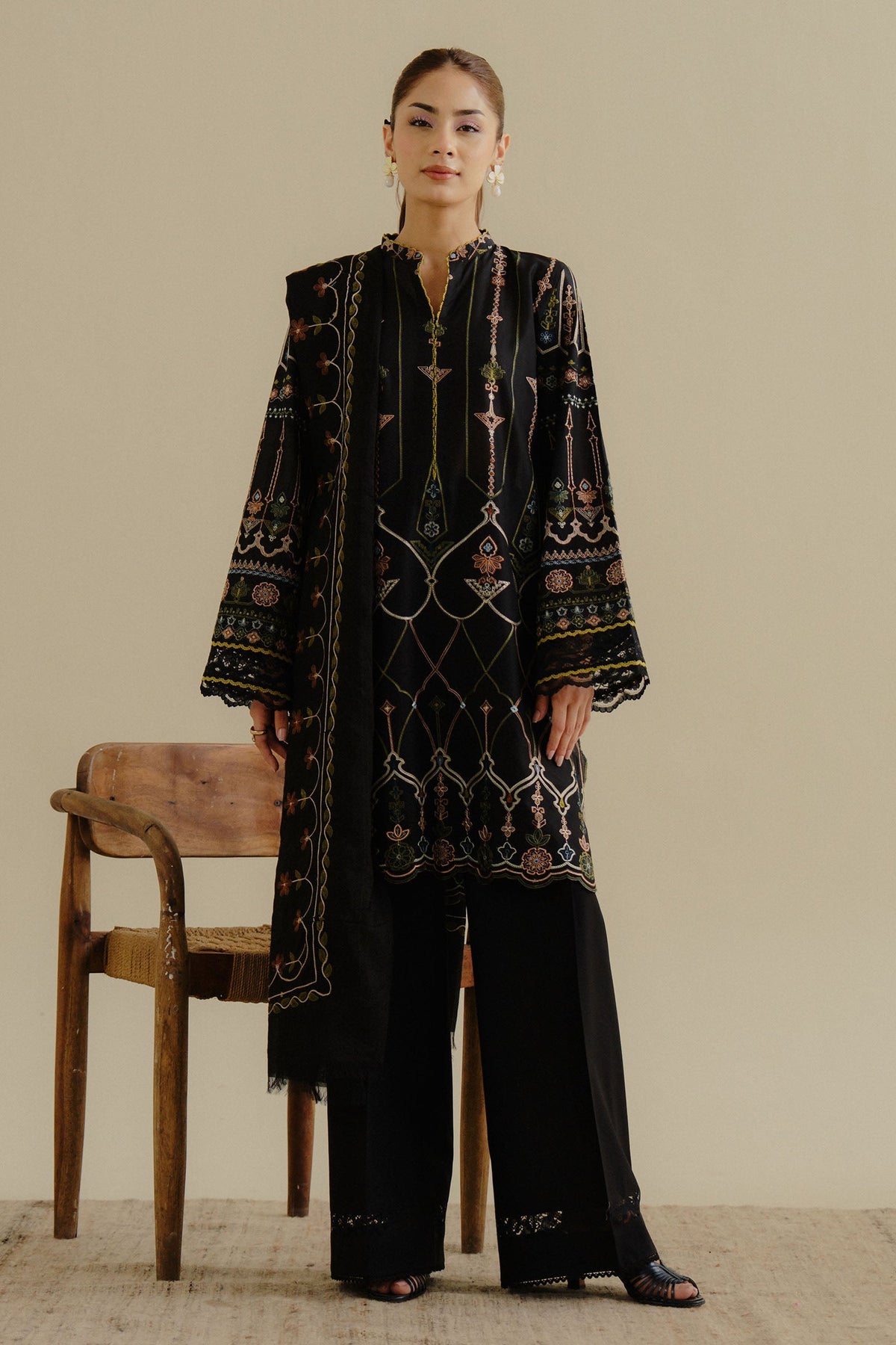 Zara Shahjahan | Coco Lawn 25 | Iris-2A -  Zara Shahjahan Ladies Clothes - Original Designer Dress - House of Maryam
