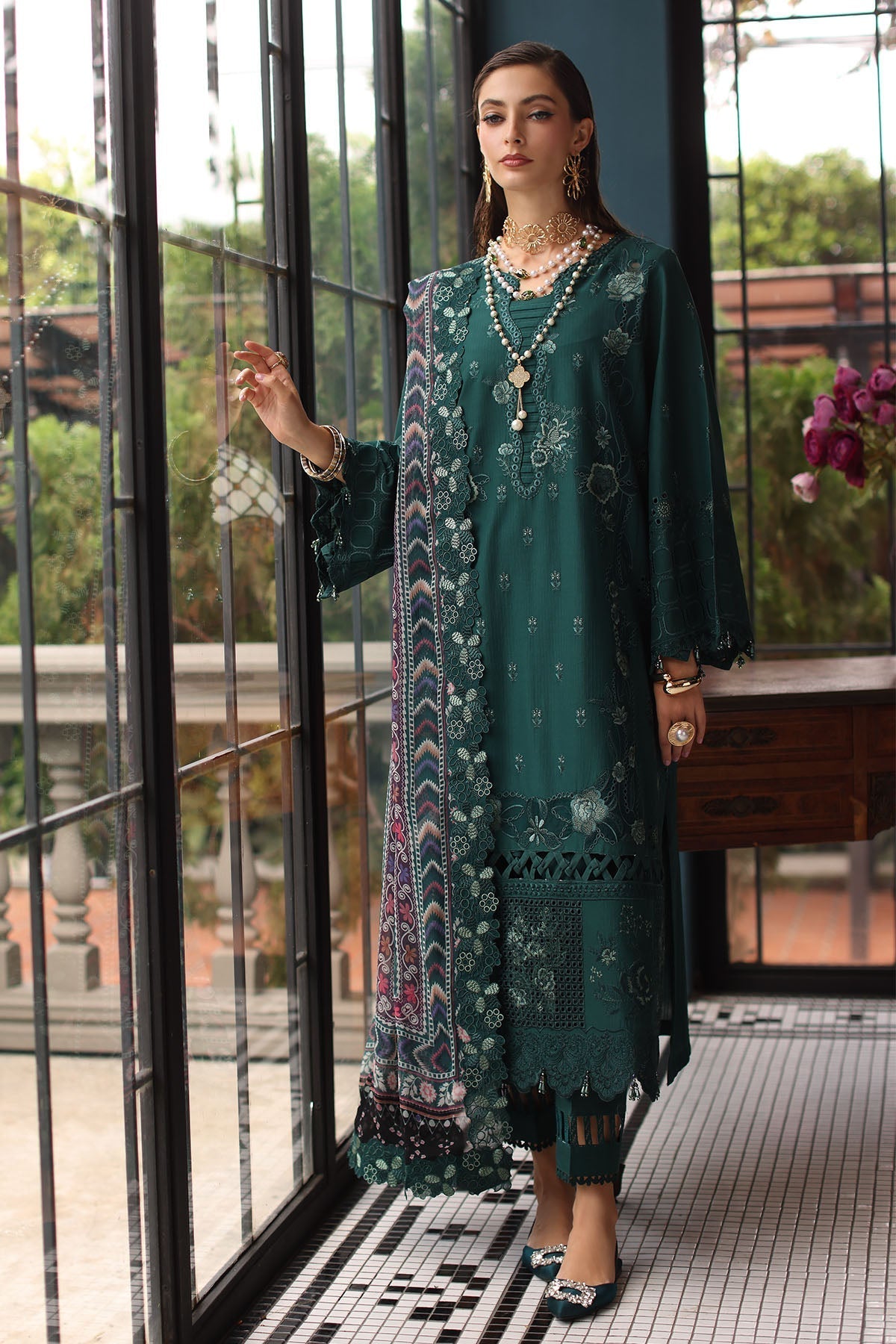 Nureh | Maya Lawn | NS-154 -  Nureh Ladies Clothes - Original Designer Dress - House of Maryam