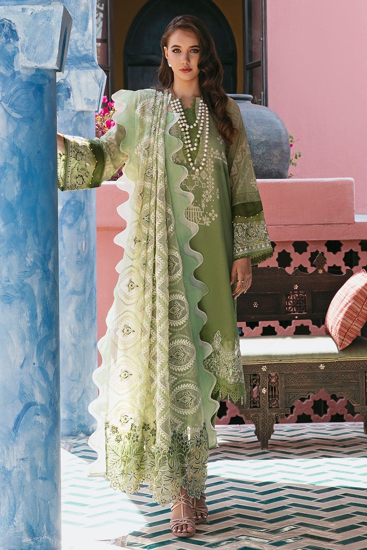 Nureh | Maya Swiss Lawn | NS-64 -  Nureh Ladies Clothes - Original Designer Dress - House of Maryam