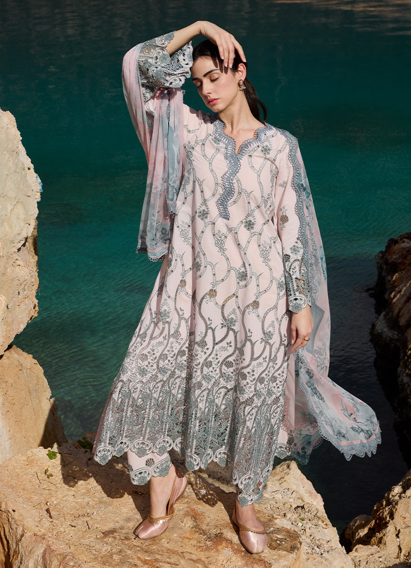 Image | Lawnkari 25 | Nehir -  Image Ladies Clothes - Original Designer Dress - House of Maryam