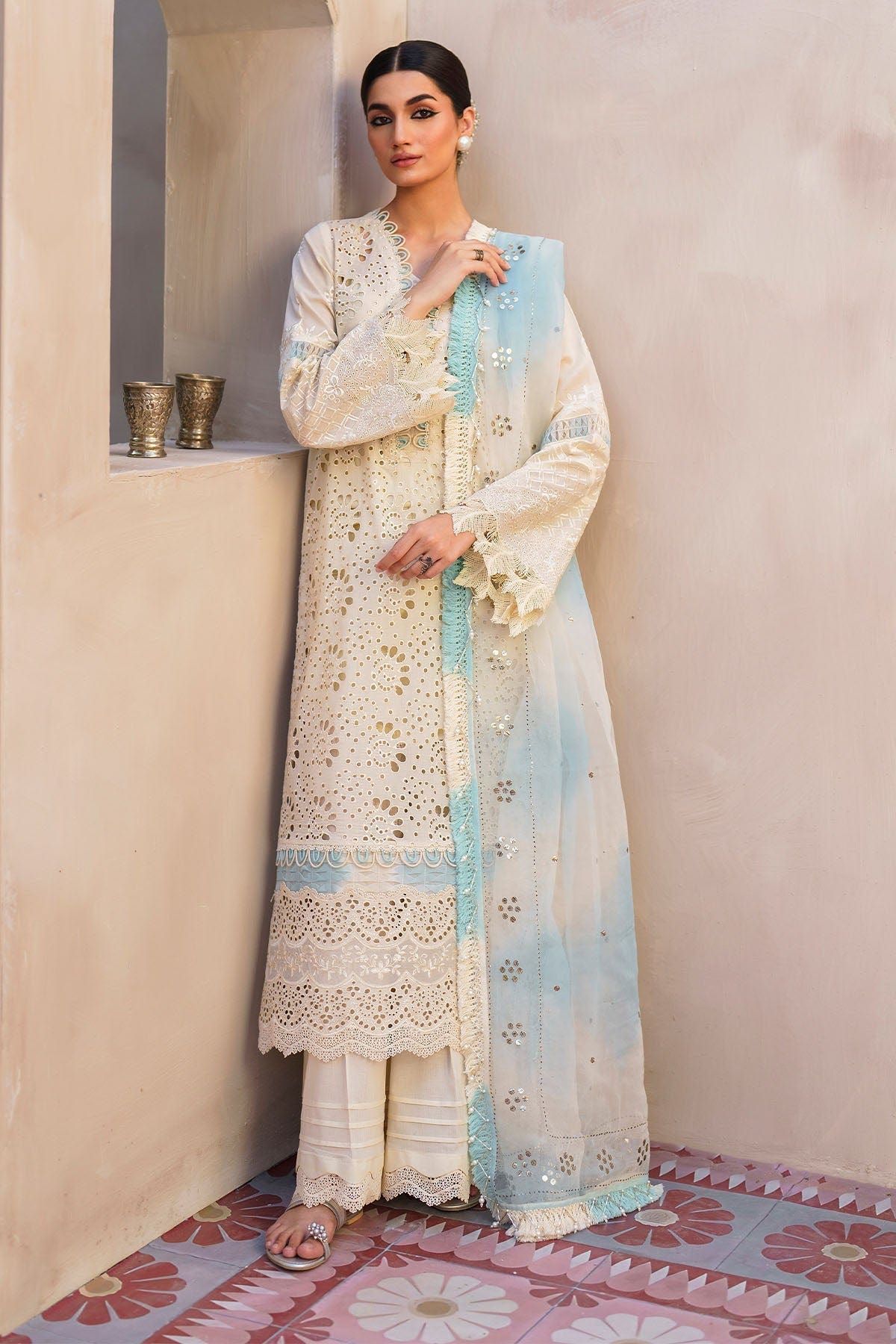 Nureh | Bazaar Lawn | NS-140 -  Nureh Luxury - Original Designer Dress - House of Maryam