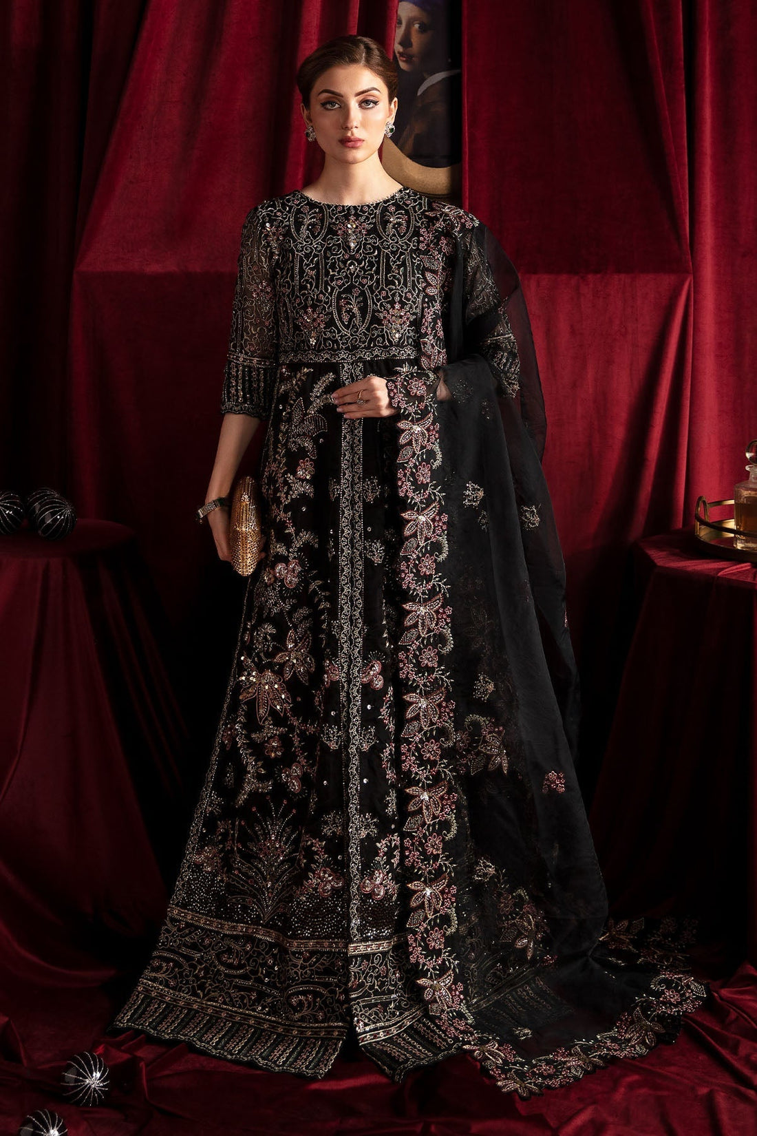 Nureh | Elanora Formal 24 | ROSE by Designer Nureh - House of Maryam - Pakistani Designer Ethnic Wear in {{ shop.shopifyCountryName }}