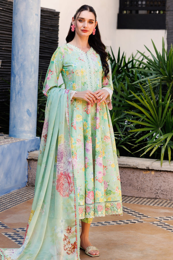 Farasha | Printed Essentials | Mint Dew -  Farasha Ladies Clothes - Original Designer Dress - House of Maryam