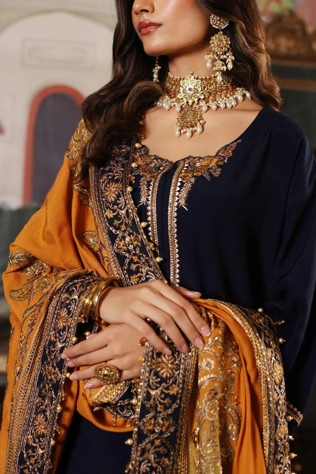 Mina Kashif | Meeral Formals 23 | MKF23-17 -  Mina Kashif Formal - Original Designer Dress - House of Maryam