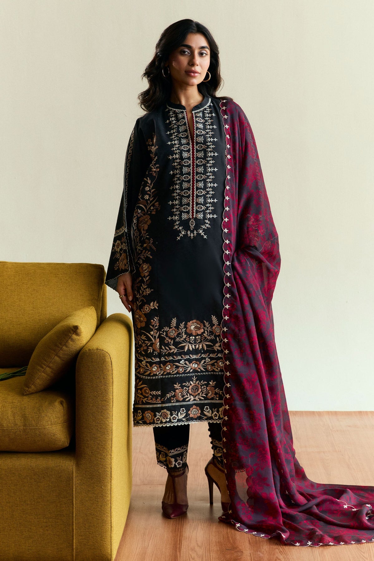 Zara Shahjahan | Coco Eid Edit | Velour-D2 -  Zara Sahjahan Ladies Clothes - Original Designer Dress - House of Maryam