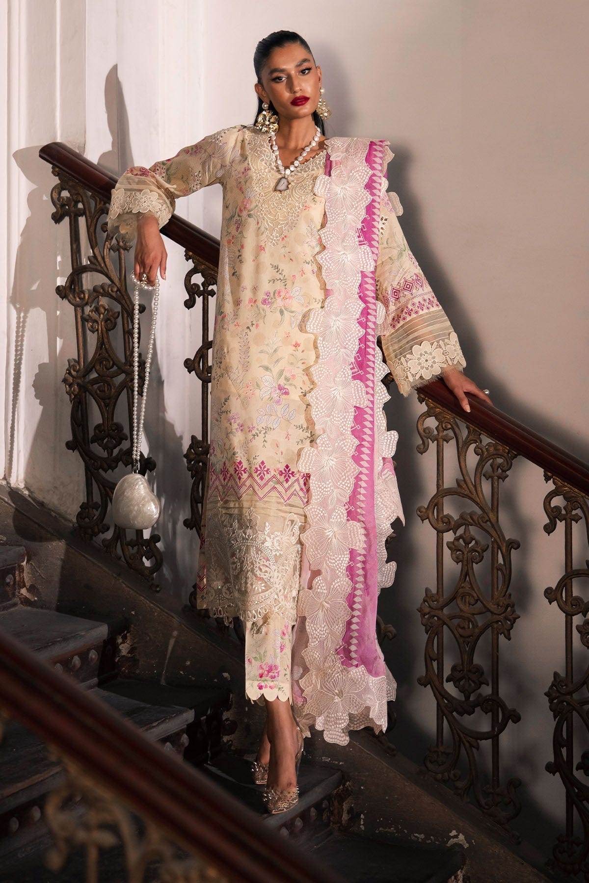 Nureh | Glam Girl Lawn | GL-14 -  Nureh Ladies Clothes - Original Designer Dress - House of Maryam
