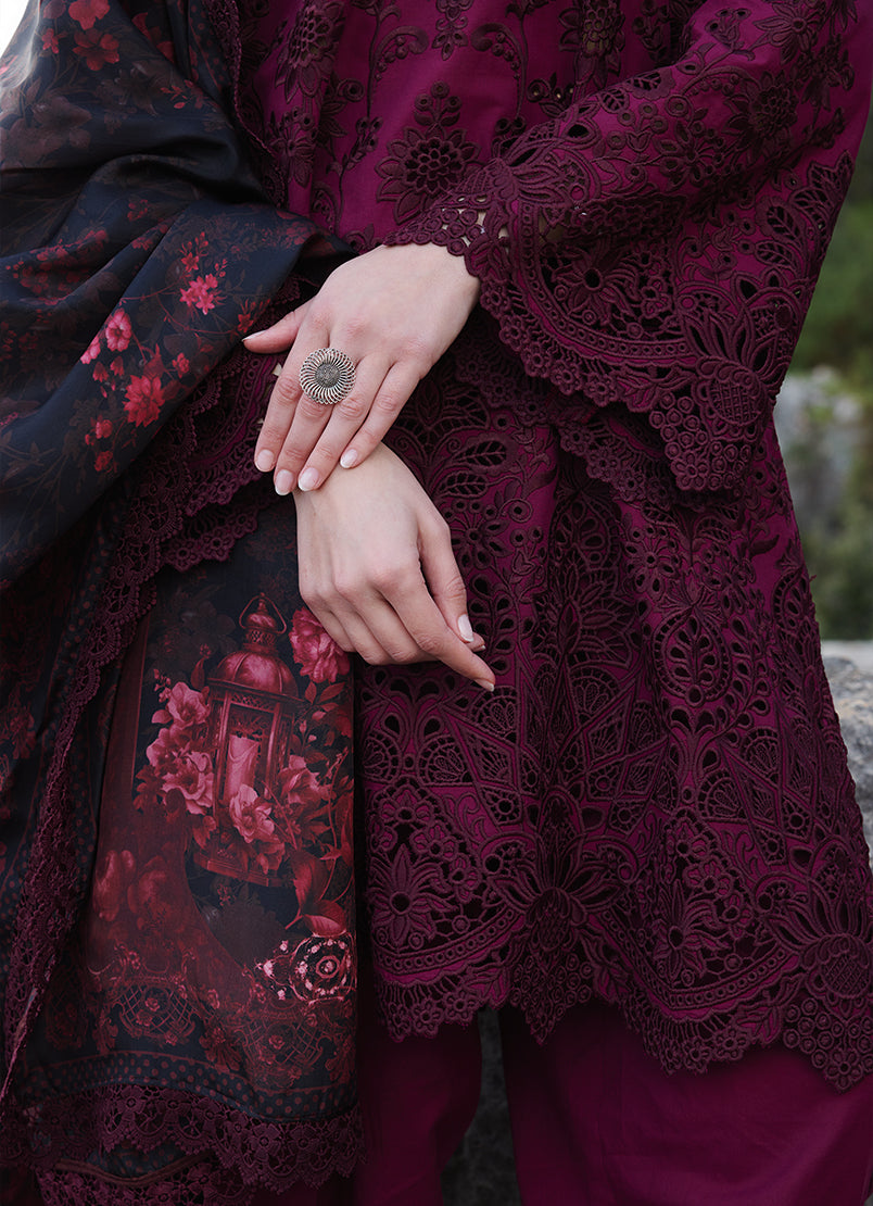 Image | Lawnkari 25 | Delara -  Image Ladies Clothes - Original Designer Dress - House of Maryam