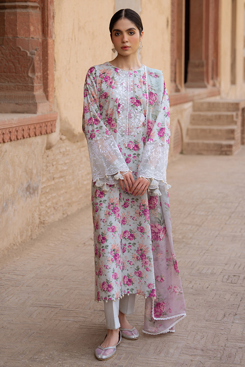 Cross Stitch | Eid Lawn Edit 25 | SPARKLING GEM -  Cross Stitch Ladies Clothes - Original Designer Dress - House of Maryam