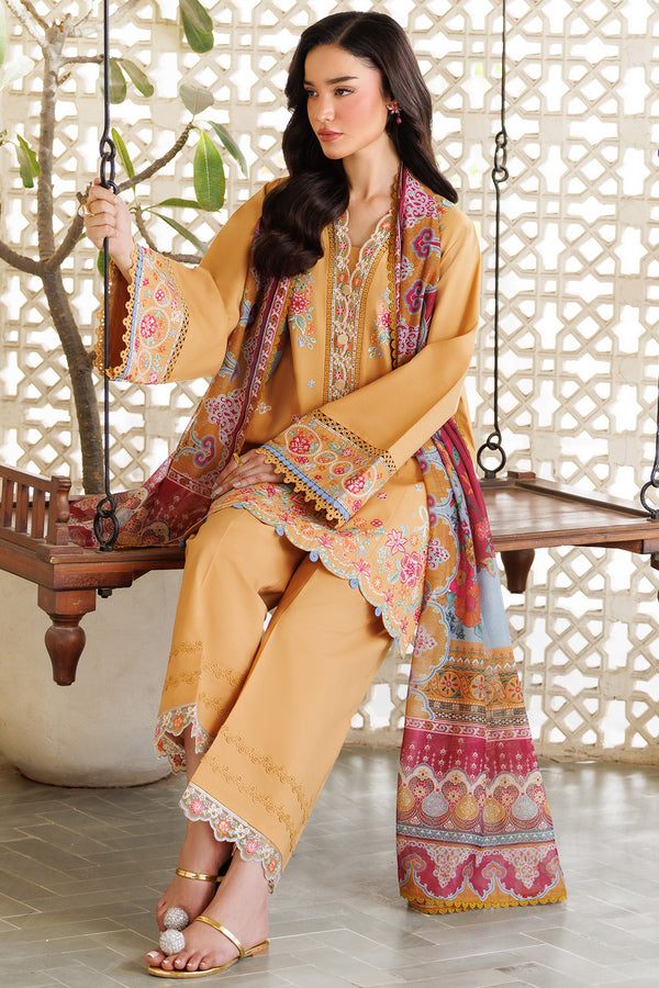 Farasha | Summer Weaves Embroidered Lawn | Golden Bloom -  Farasha Ladies Clothes - Original Designer Dress - House of Maryam