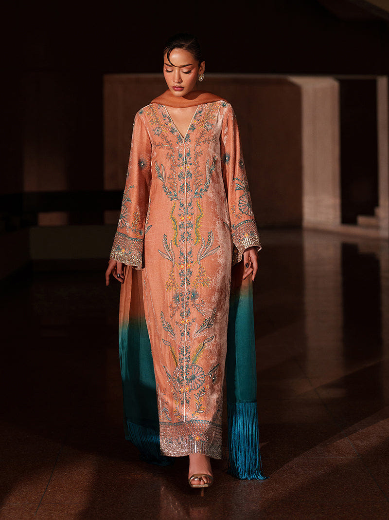 Caia | Luxury Velvet Edit 25 | Salmon