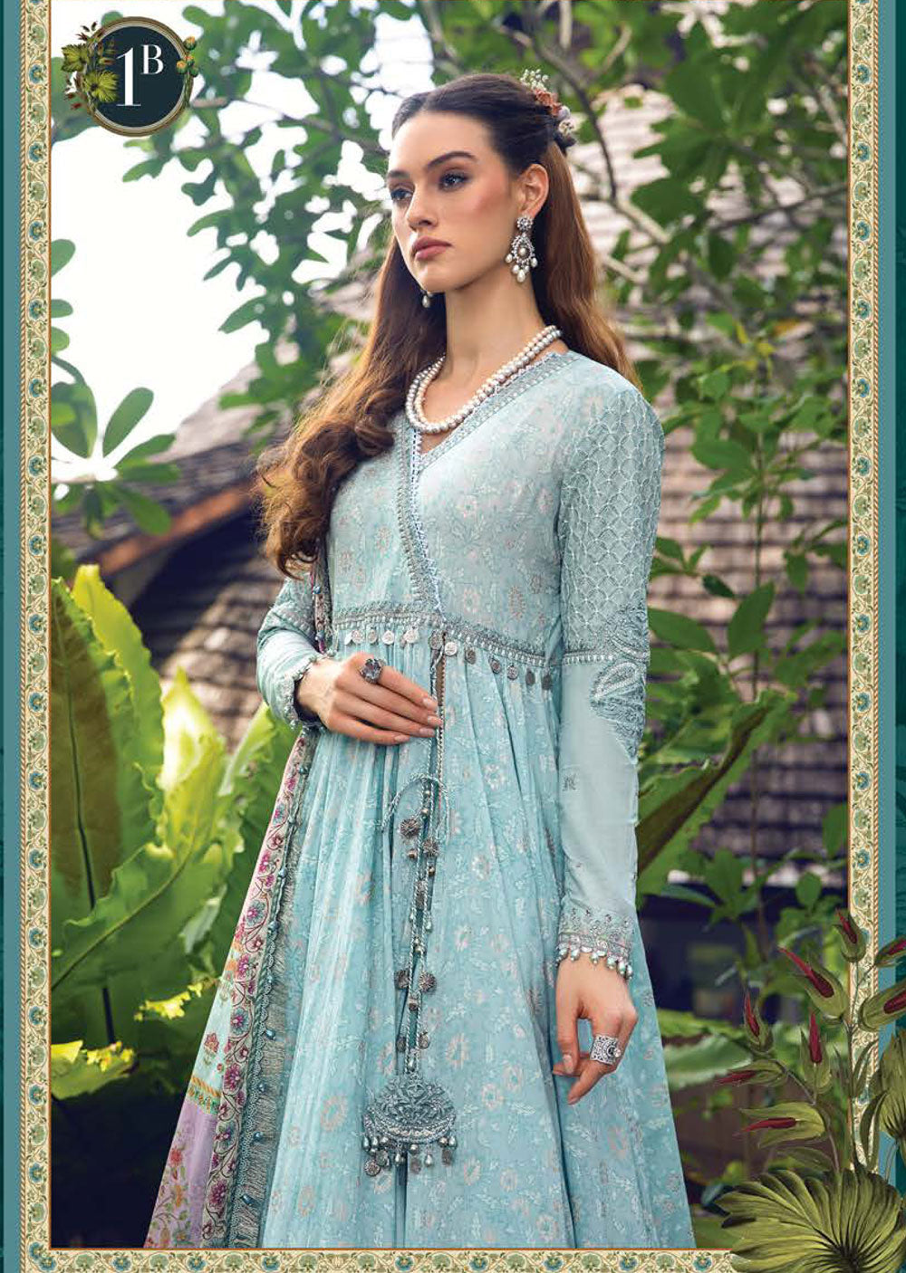 Maria B | Luxury Collection | MSD-01R-B -  Maria B Ladies Clothes - Original Designer Dress - House of Maryam