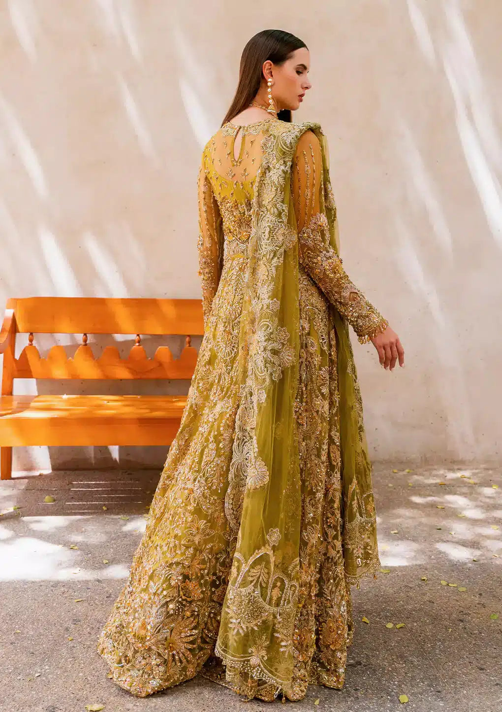 Elaf Premium | Evara Wedding 23 | EEB-05 HENNA by Designer Elaf Premium - House of Maryam - Pakistani Designer Ethnic Wear in {{ shop.shopifyCountryName }}