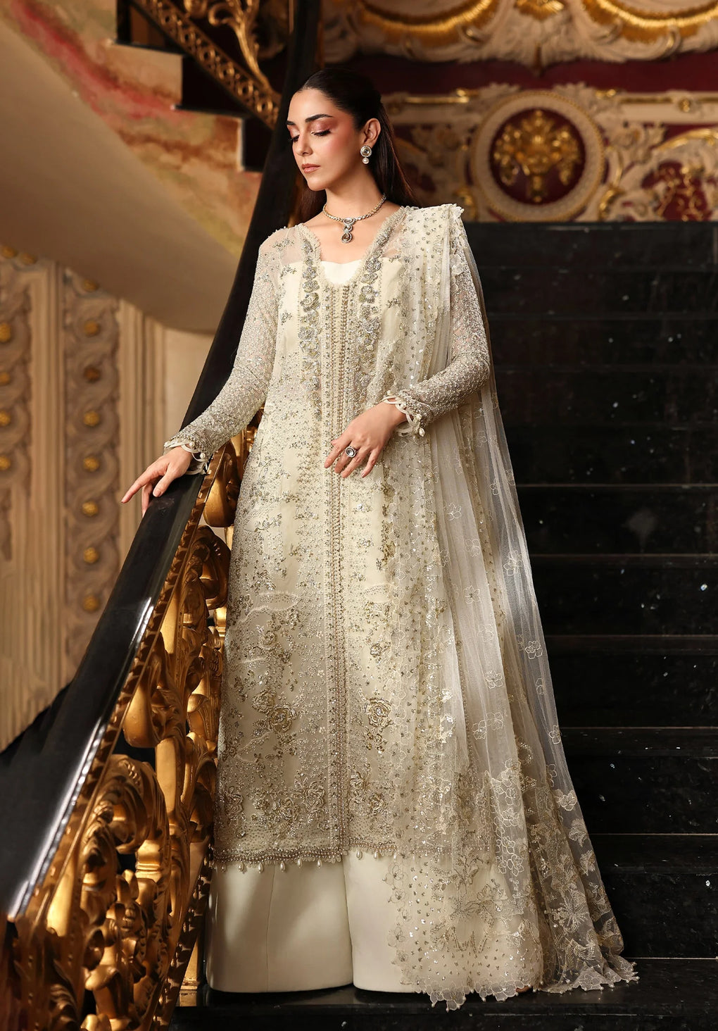 Elaf Premium | Stardom Formal Handwork 25 | ESH-01 CELESTIA -  Elaf Premium Ladies Clothes - Original Designer Dress - House of Maryam