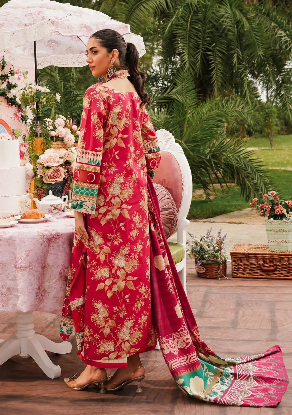 Elaf Premium | Printed Collection 24 | EEP-04A - Flores de Amor -  Elaf Premium Casuals - Original Designer Dress - House of Maryam