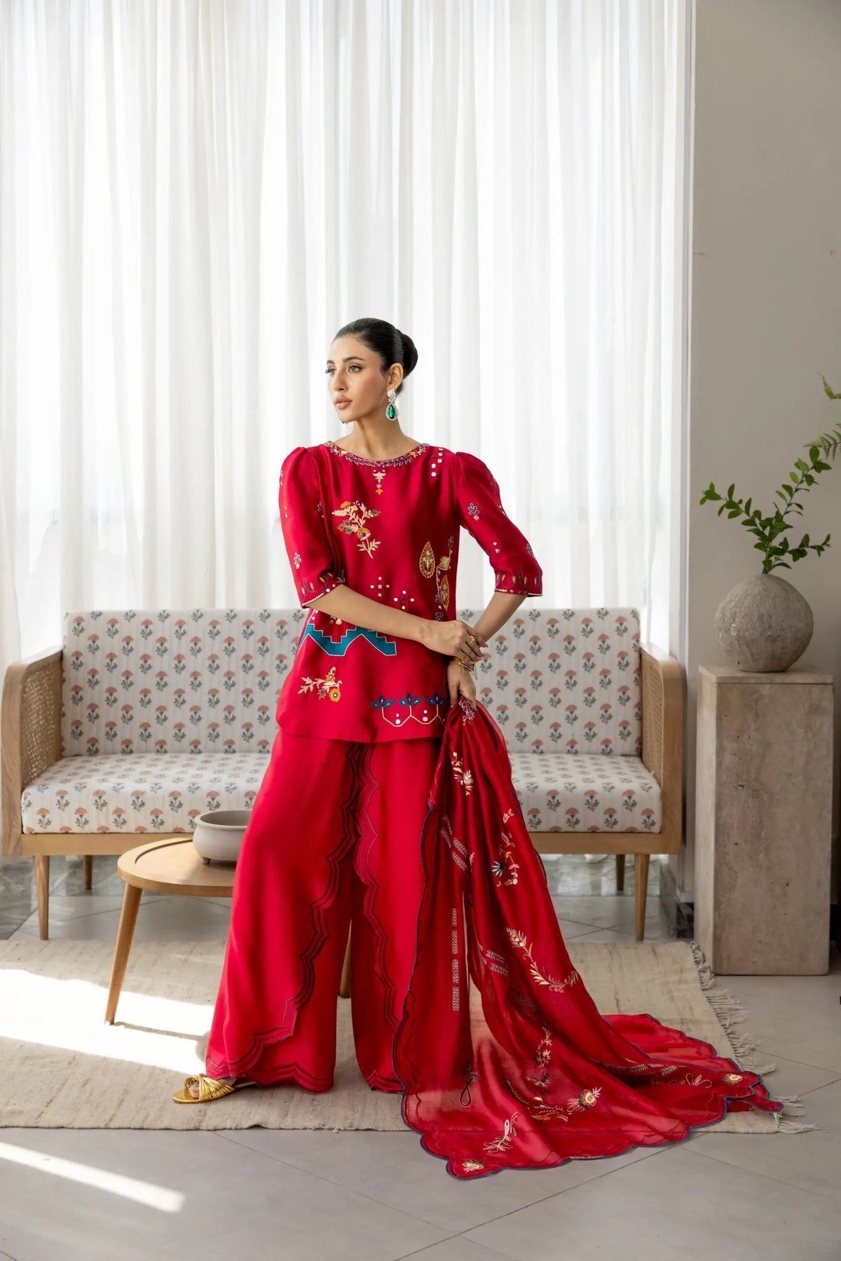 Wahaj M Khan | Sanam Luxe | Cherry Rouge Sanam, image 6