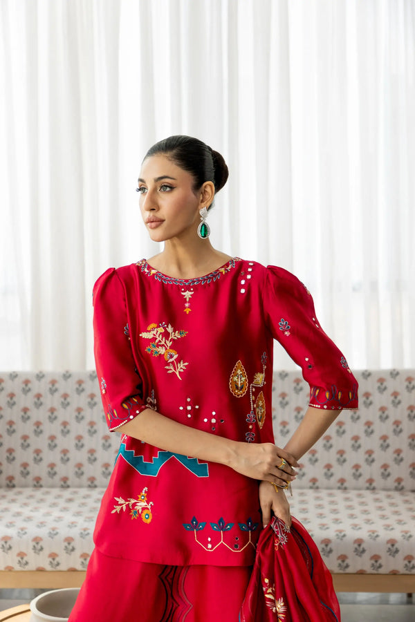 Wahaj M Khan | Sanam Luxe | Cherry Rouge Sanam, image 3