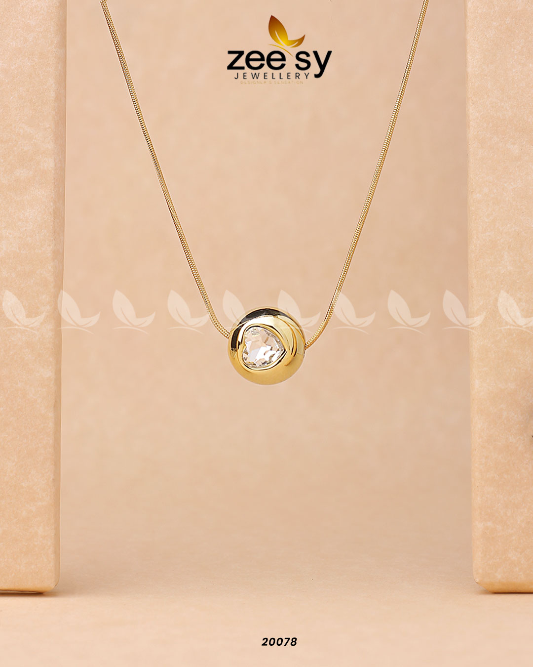 Heart Chain -  Zeesy chains - Original Designer Dress - House of Maryam