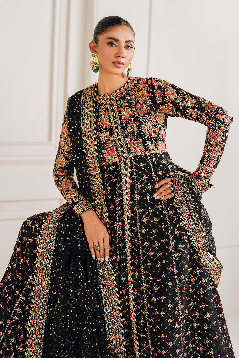 Baroque | Formals Collection | EMBROIDERED CHIFFON UF-4156, image 4
