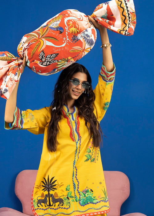 Sana Safinaz | Safi Me Dawat Edition | FW25SM006P2T, image 4