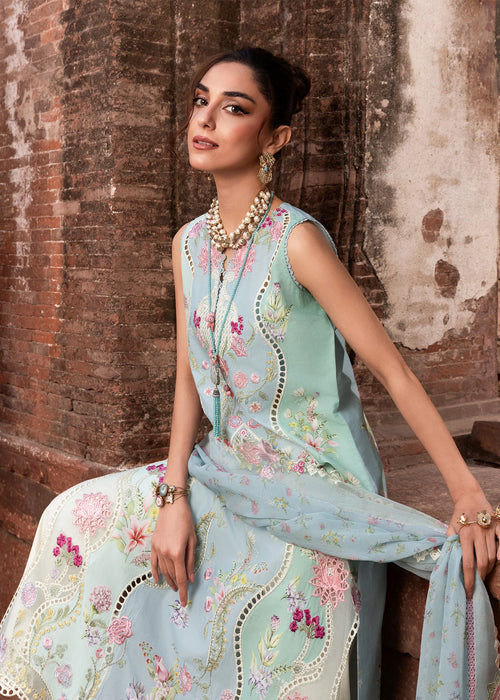 Saira Shakira | Breeze Luxury Lawn | FAYE-7-B, image 3