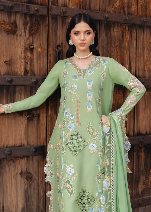Saira Shakira | Raya Lawn Pret | Celeste Bloom, image 3