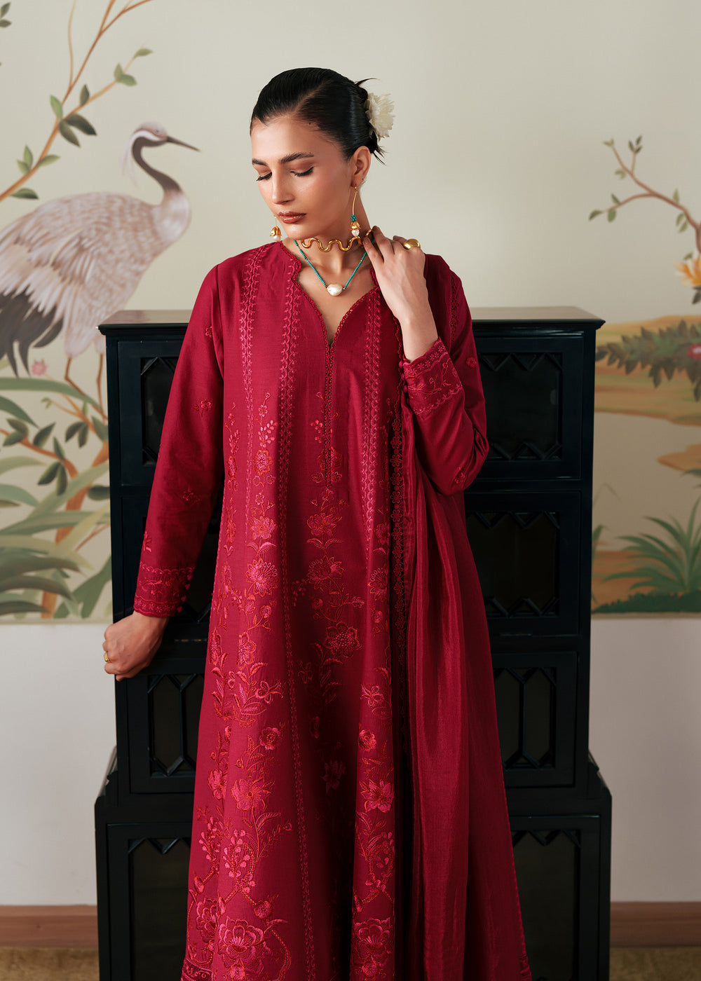 Sadaf Fawad Khan | Eva Luxury Pret 26 | Rose Root-4