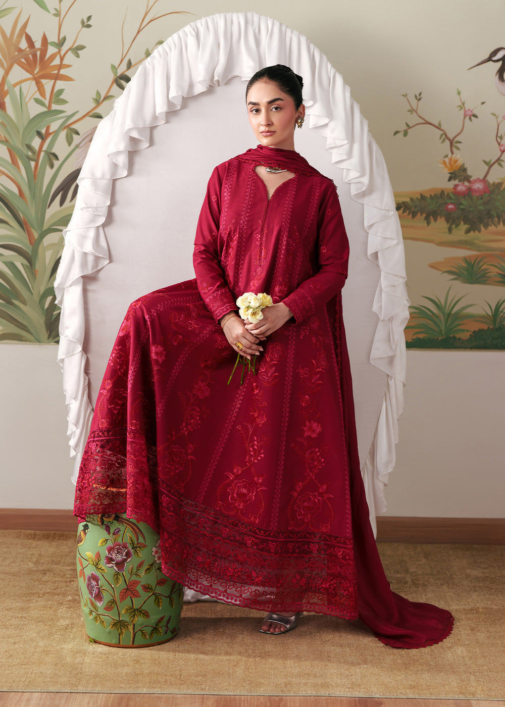 Sadaf Fawad Khan | Eva Luxury Pret 26 | Rose Root, image 12
