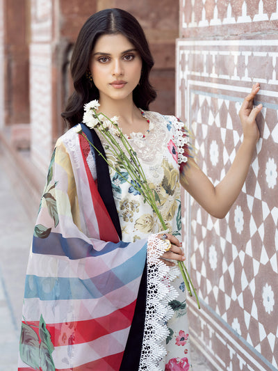 Bin Ilyas | Naqsh Naaz Luxury Lawn 25 | 2081 - A -  Bin Ilyas Ladies Clothes - Original Designer Dress - House of Maryam