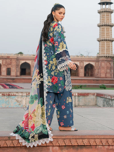 Bin Ilyas | Naqsh Naaz Luxury Lawn 25 | 2081 - B -  Bin Ilyas Ladies Clothes - Original Designer Dress - House of Maryam