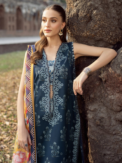 Bin Ilyas | Naqsh Naaz Luxury Lawn 25 | 2082 - B -  Bin Ilyas Ladies Clothes - Original Designer Dress - House of Maryam