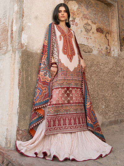 Bin Ilyas | Naqsh Naaz Luxury Lawn 25 | 2083 - A -  BIN Ladies Clothes - Original Designer Dress - House of Maryam