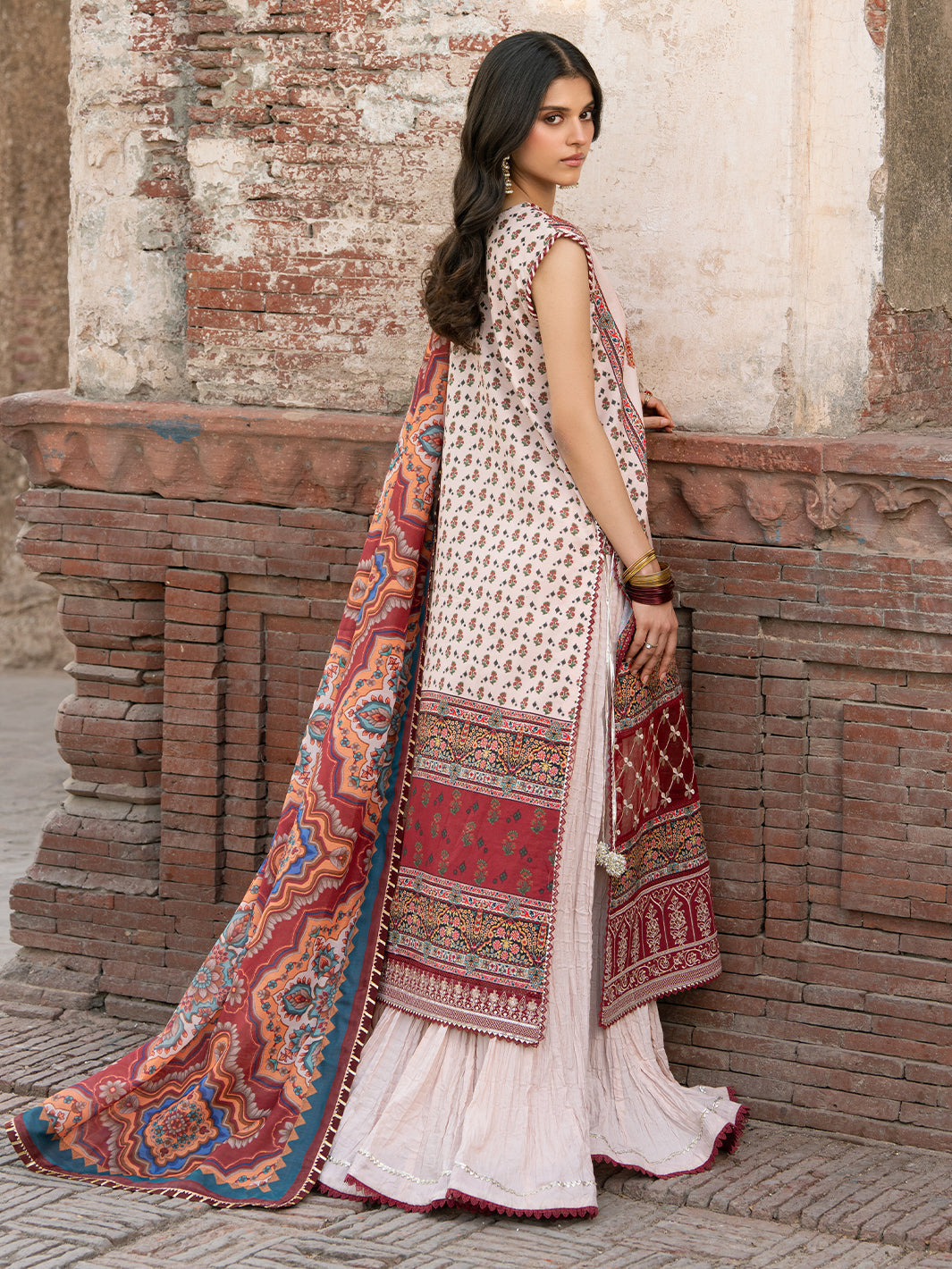 Bin Ilyas | Naqsh Naaz Luxury Lawn 25 | 2083 - A -  BIN Ladies Clothes - Original Designer Dress - House of Maryam