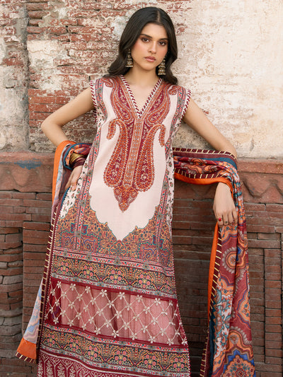 Bin Ilyas | Naqsh Naaz Luxury Lawn 25 | 2083 - A -  BIN Ladies Clothes - Original Designer Dress - House of Maryam