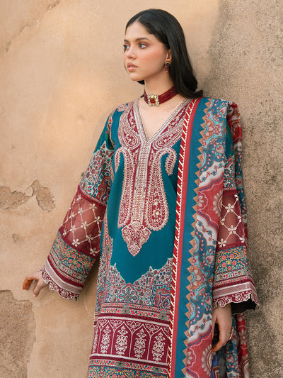 Bin Ilyas | Naqsh Naaz Luxury Lawn 25 | 2083 - B -  Bin Ilyas Ladies Clothes - Original Designer Dress - House of Maryam