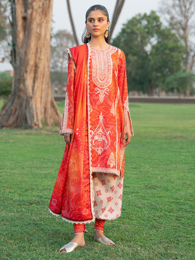 Bin Ilyas | Naqsh Naaz Luxury Lawn 25 | 2084 - A -  Bin Ilyas Ladies Clothes - Original Designer Dress - House of Maryam