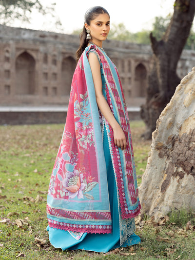 Bin Ilyas | Naqsh Naaz Luxury Lawn 25 | 2085 - B -  Bin Ilyas Ladies Clothes - Original Designer Dress - House of Maryam