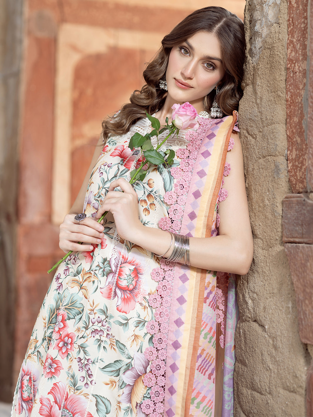 Bin Ilyas | Naqsh Naaz Luxury Lawn 25 | 2085 - C -  Bin Ilyas Ladies Clothes - Original Designer Dress - House of Maryam