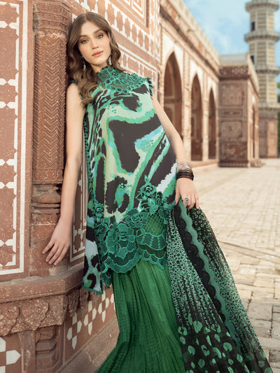 Bin Ilyas | Naqsh Naaz Luxury Lawn 25 | 2086 - A -  Bin Ilyas Ladies Clothes - Original Designer Dress - House of Maryam