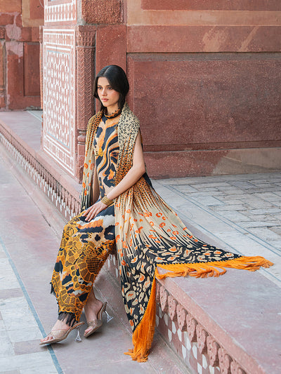 Bin Ilyas | Naqsh Naaz Luxury Lawn 25 | 2086 - B -  Bin Ilyas Ladies Clothes - Original Designer Dress - House of Maryam
