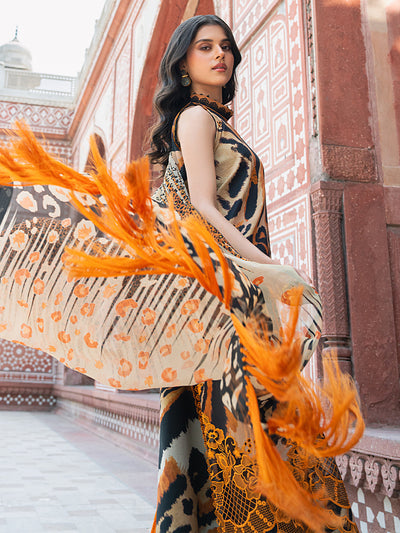 Bin Ilyas | Naqsh Naaz Luxury Lawn 25 | 2086 - B -  Bin Ilyas Ladies Clothes - Original Designer Dress - House of Maryam
