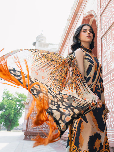 Bin Ilyas | Naqsh Naaz Luxury Lawn 25 | 2086 - B -  Bin Ilyas Ladies Clothes - Original Designer Dress - House of Maryam
