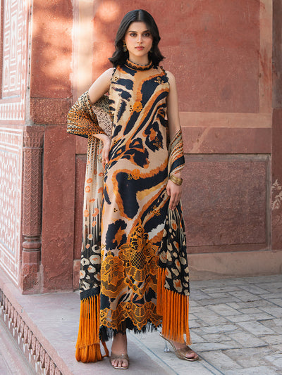 Bin Ilyas | Naqsh Naaz Luxury Lawn 25 | 2086 - B -  Bin Ilyas Ladies Clothes - Original Designer Dress - House of Maryam
