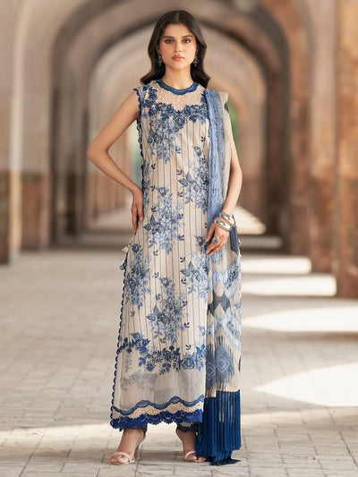 Bin Ilyas | Naqsh Naaz Luxury Lawn 25 | 2087 - A -  Bin Ilyas Ladies Clothes - Original Designer Dress - House of Maryam