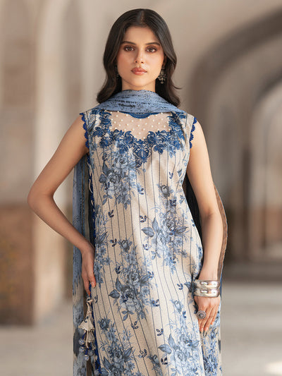 Bin Ilyas | Naqsh Naaz Luxury Lawn 25 | 2087 - A -  Bin Ilyas Ladies Clothes - Original Designer Dress - House of Maryam